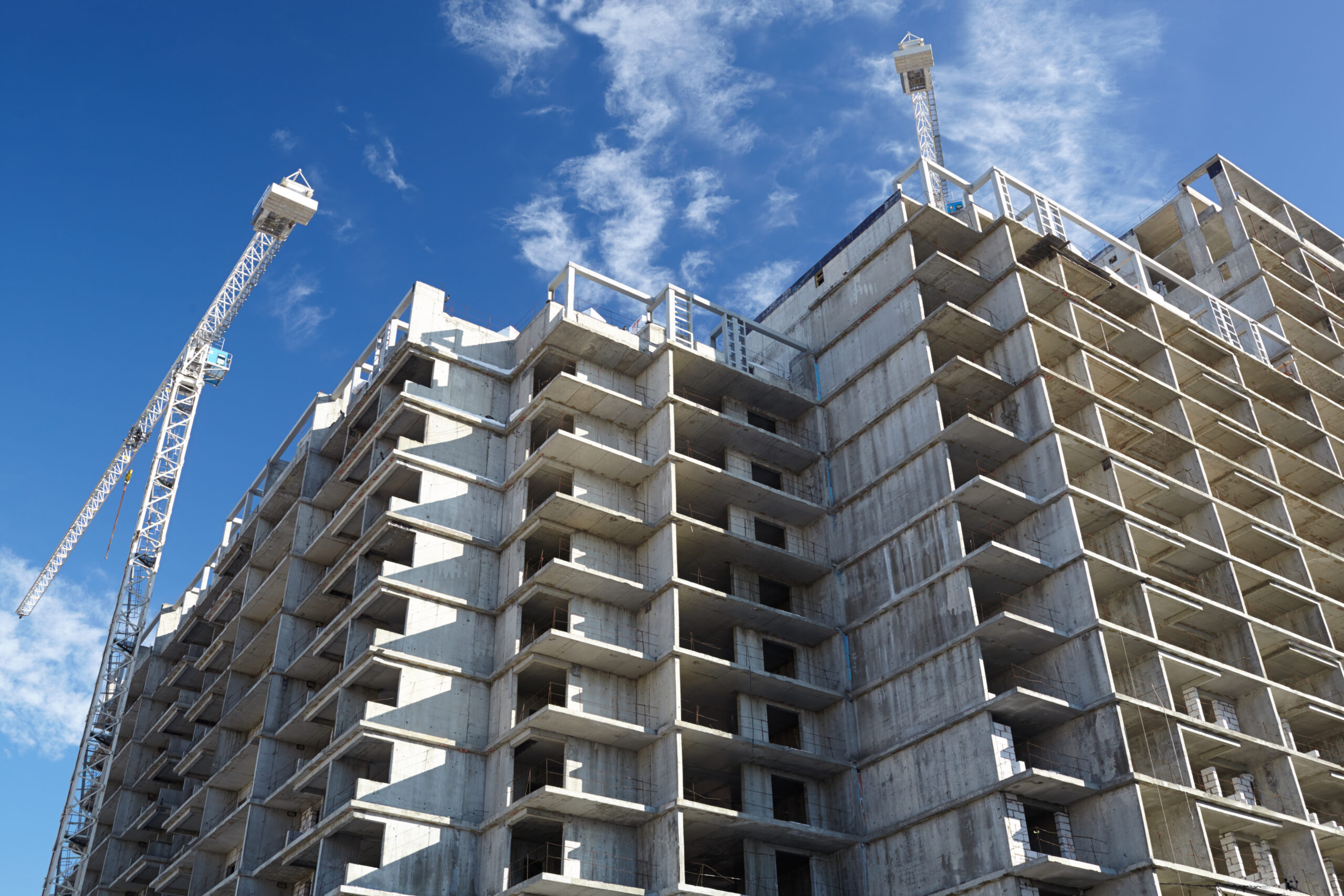 Construction of building.